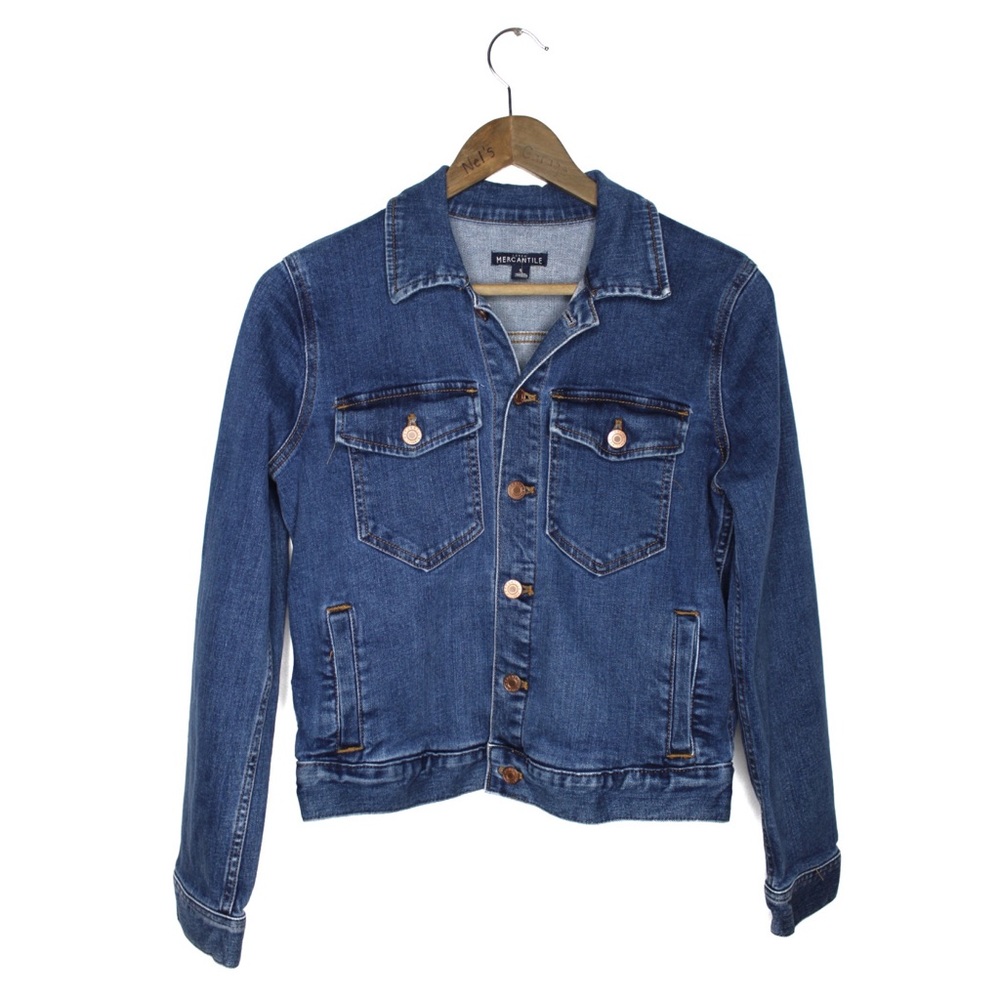 J.Crew Mercantile Jean Denim Jacket Small Preowned